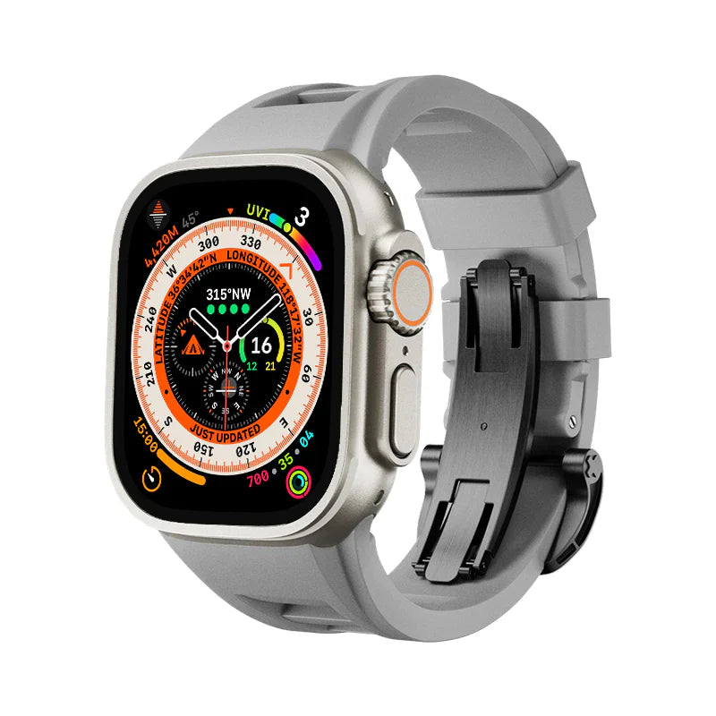 Forlipo RM Sport FKM Rubber Band for Apple Watch