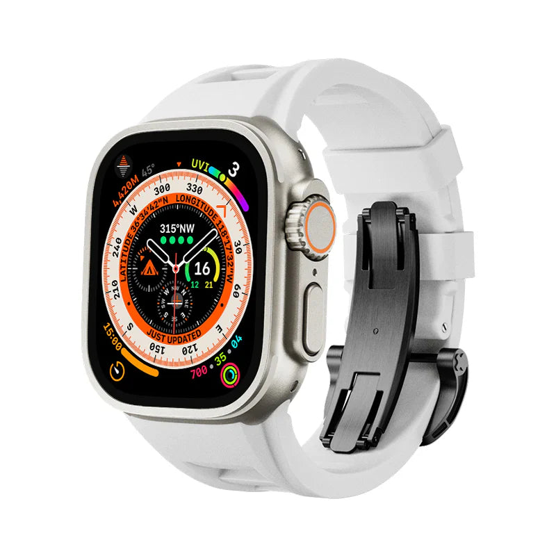 Forlipo RM Sport FKM Rubber Band for Apple Watch