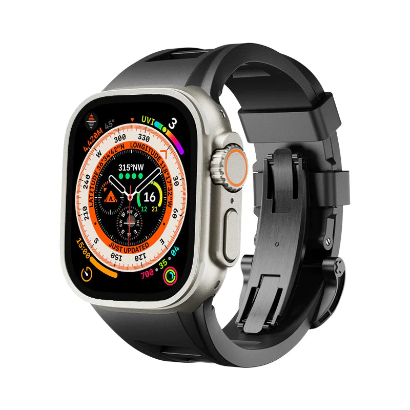 Forlipo RM Sport FKM Rubber Band for Apple Watch