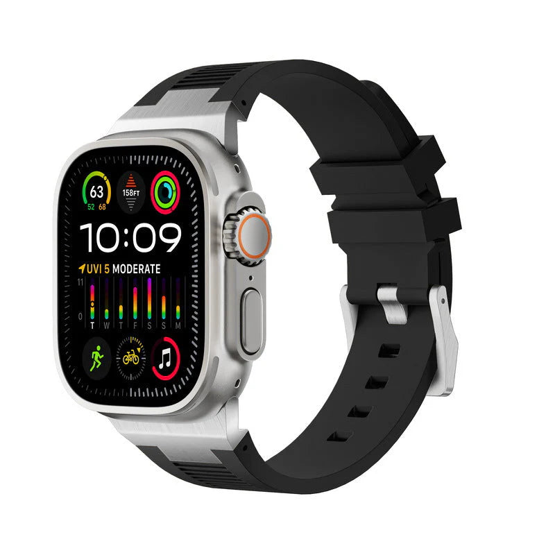 Forlipo AP Connector Sport Silicone Band for Apple Watch