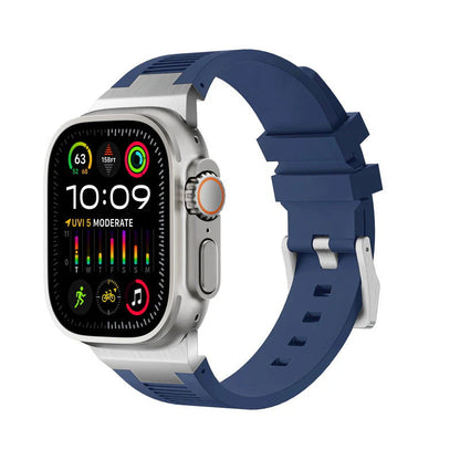 Forlipo AP Connector Sport Silicone Band for Apple Watch