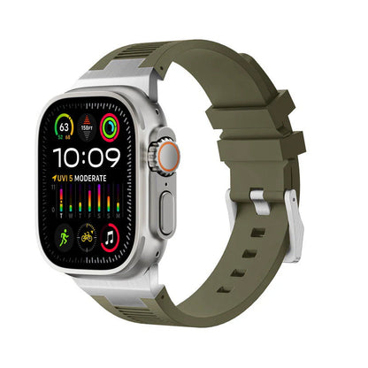 Forlipo AP Connector Sport Silicone Band for Apple Watch