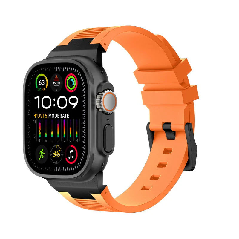 Forlipo AP Connector Sport Silicone Band for Apple Watch