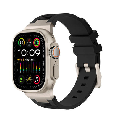 Forlipo AP Connector Sport Silicone Band for Apple Watch