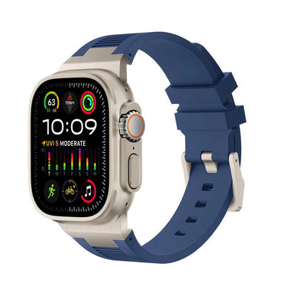 Forlipo AP Connector Sport Silicone Band for Apple Watch