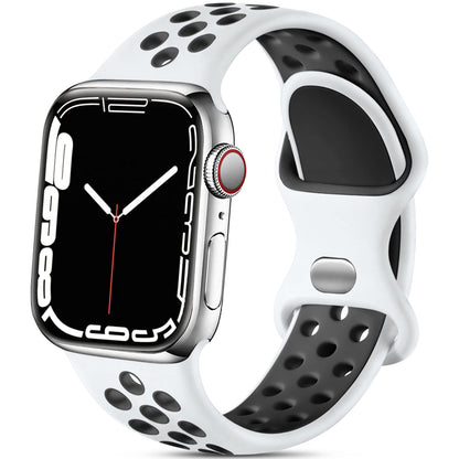 Soft Breathable Silicone Sport Band for Apple Watch