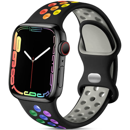 Soft Breathable Silicone Sport Band for Apple Watch