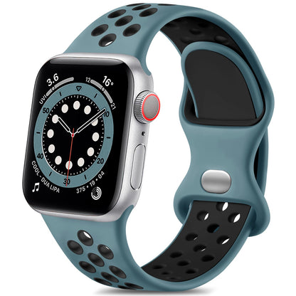 Soft Breathable Silicone Sport Band for Apple Watch