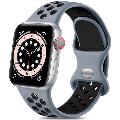 Soft Breathable Silicone Sport Band for Apple Watch