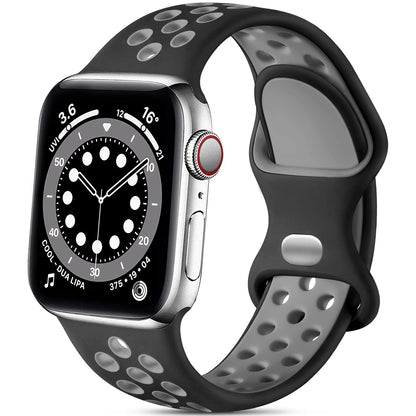 Soft Breathable Silicone Sport Band for Apple Watch