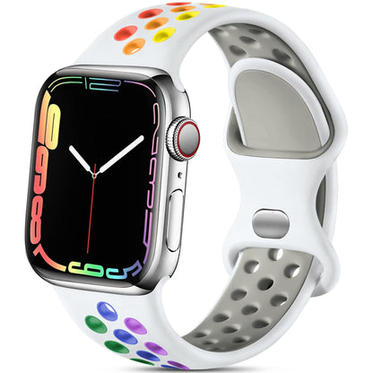 Soft Breathable Silicone Sport Band for Apple Watch
