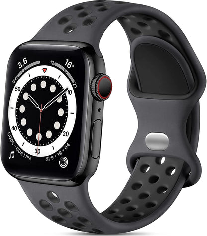 Soft Breathable Silicone Sport Band for Apple Watch