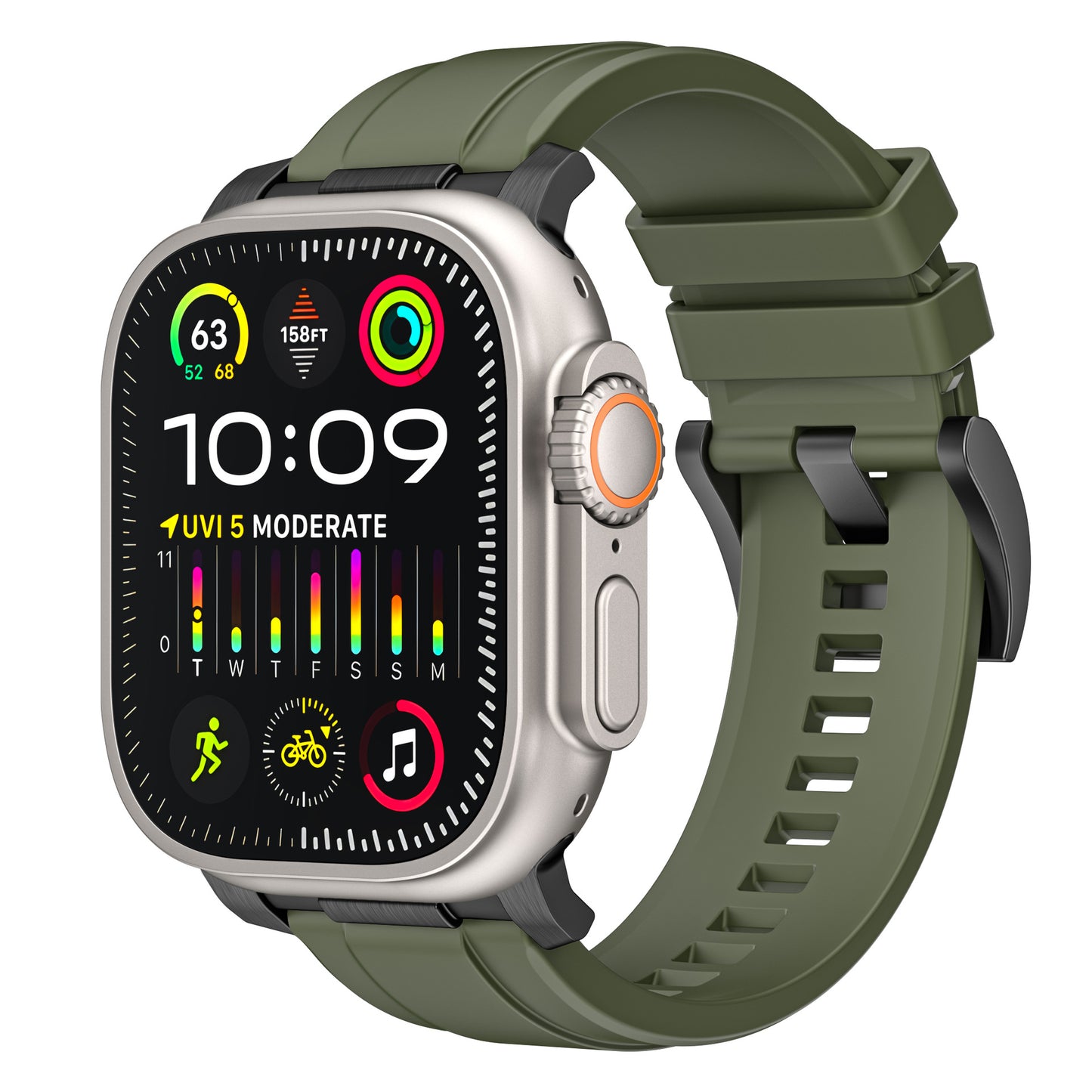 Forlipo CoreFit Silicone Sport Band for Apple Watch