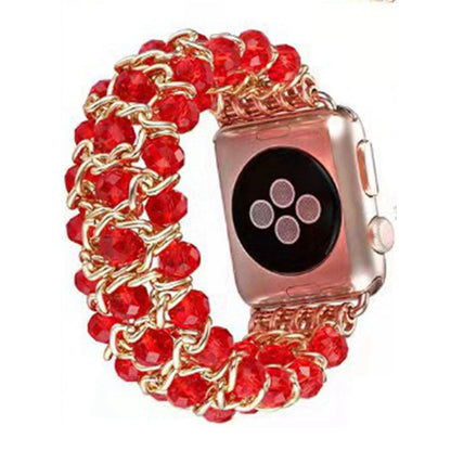 Sparkly Beaded Apple Watch Strap for Women