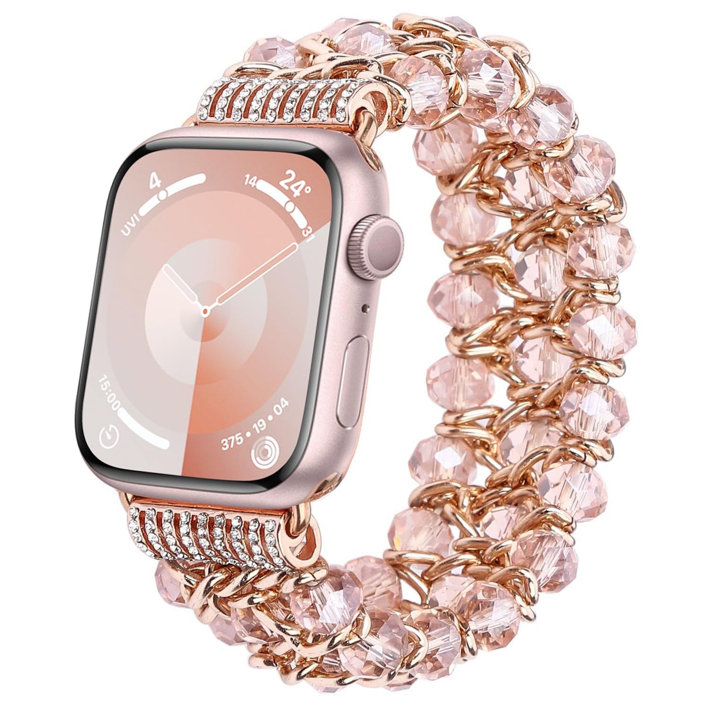 Sparkly Beaded Apple Watch Strap for Women