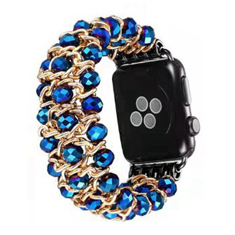 Sparkly Beaded Apple Watch Strap for Women