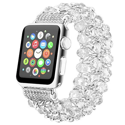 Sparkly Beaded Apple Watch Strap for Women
