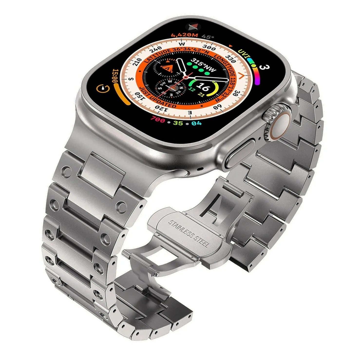 Stainless Steel Bracelet Band for Apple Watch
