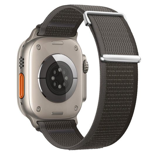 Two-Piece Nylon Loop Band for Apple Watch with Metal End