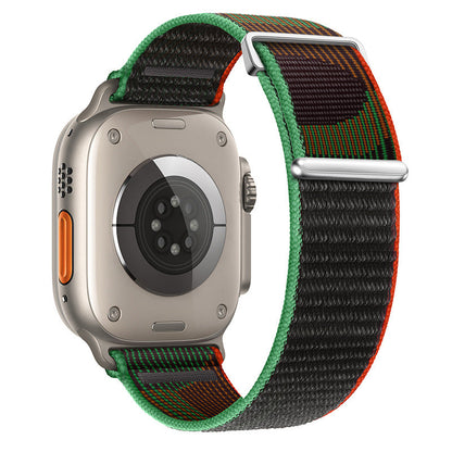 Two-Piece Nylon Loop Band for Apple Watch with Metal End