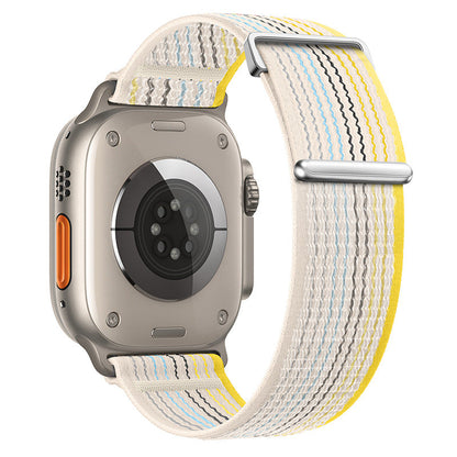 Two-Piece Nylon Loop Band for Apple Watch with Metal End