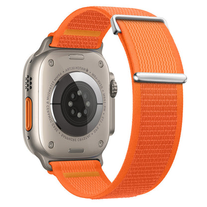 Two-Piece Nylon Loop Band for Apple Watch with Metal End