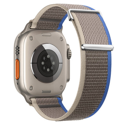Two-Piece Nylon Loop Band for Apple Watch with Metal End
