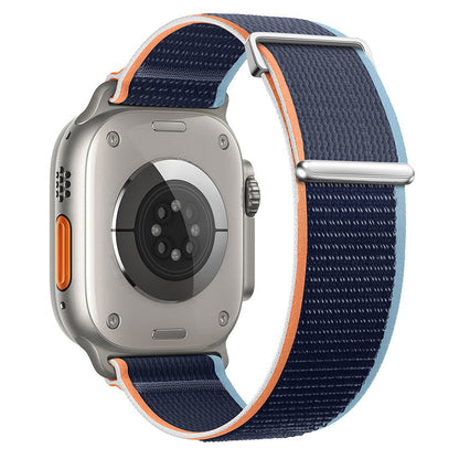 Two-Piece Nylon Loop Band for Apple Watch with Metal End