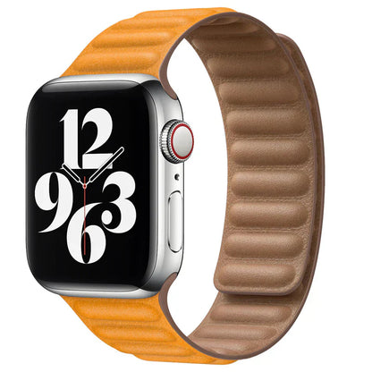 Magnetic Leather Link Band.